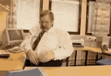 Morning Work GIF - Morning Work Throw Papers GIFs