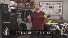 Setting Up Dirt Bike Sag Justin Dawes GIF - Setting Up Dirt Bike Sag Justin Dawes Motorcyclist GIFs