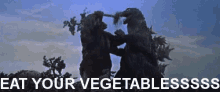 Godzilla Vegetables GIF - Godzilla Vegetables Lol GIFs