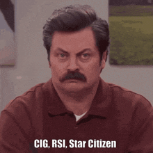 Ron Swanson Annoyed GIF - Ron Swanson Annoyed Star Citizen GIFs