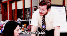Parks And Rec Andy Dwyer GIF - Parks And Rec Andy Dwyer Heres The Deal GIFs