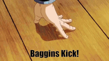 baggins bagginsdoro baggins kick one piece sanji
