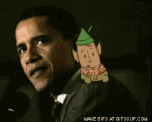Elf Obama GIF - Elf Obama GIFs