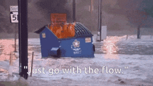 Dumpster Fire Go With The Flow GIF - Dumpster Fire Go With The Flow Its Fine GIFs