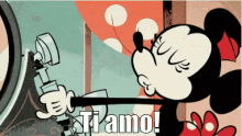 Ti Amo GIF - Minnie Mouse Ti Amo Bacio GIFs