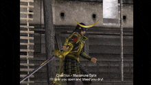 Samurai Warriors Masamune Date GIF - Samurai Warriors Masamune Date Bleed Dry GIFs