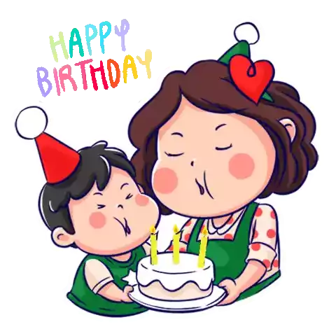 Mamachoice Happy Birthday Sticker - Mamachoice Happy Birthday Birthday Stickers