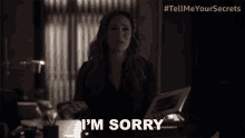 Im Sorry Mary GIF - Im Sorry Mary Tell Me Your Secrets GIFs