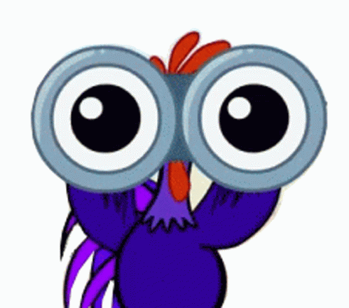 Looking Blinking Sticker - Looking Blinking Spying - Discover & Share GIFs