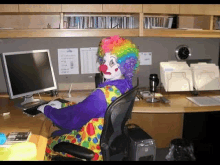 Kl Clown Typing GIF - Kl Clown Typing Clown At Keyboard GIFs