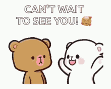 Milk And Mocha Cant Wait To See You GIF - Milk And Mocha Cant Wait To See You Excitement GIFs