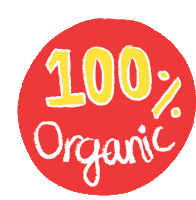Organic 100percent Sticker - Organic 100percent Natural Stickers