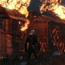 Standing In The Rain Geralt Of Rivia GIF - Standing In The Rain Geralt Of Rivia The Witcher GIFs