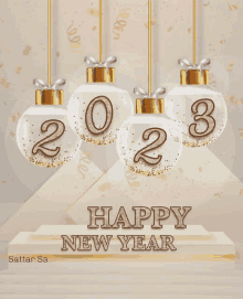 Happy New Year Sattar Sa Designs GIF - Happy New Year Sattar Sa Designs Happy New Year2023 GIFs