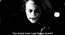 Scars Joker GIF - Scars Joker Heath Ledger GIFs