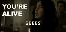 Youre Alive Katniss GIF - Youre Alive Katniss Hunger Games GIFs