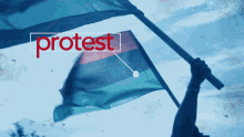 protest raise your flag support rallying flag