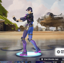 a screenshot of a video game shows a character dancing