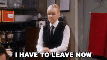 I Have To Leave Now Christy GIF - I Have To Leave Now Christy Anna Faris GIFs