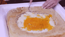 Giant Bread Massive Egg In A Hole GIF