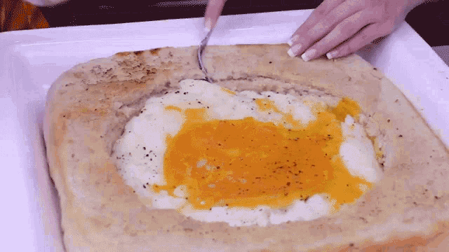 MASSIVE EGG!!! 🍳 GIANT Egg-in-a-hole RECIPE