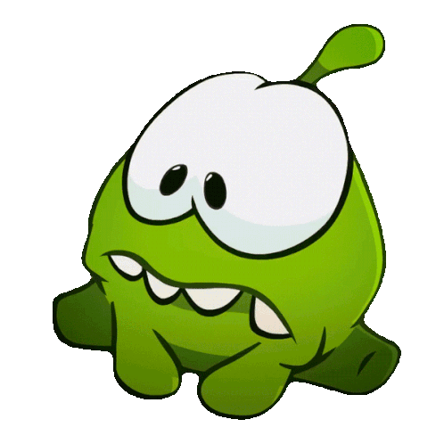 Please Om Nom Sticker - Please Om Nom Cut The Rope Stickers