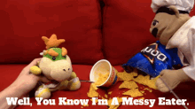 Sml Bowser Junior GIF - Sml Bowser Junior Well You Know Im A Messy Eater GIFs