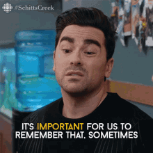 Its Important For Us To Remember That Sometimes Sometimes It Does Work Out Dan Levy GIF