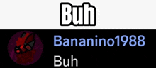 a picture of a person with the name buh