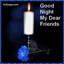 Good Night My Dear Friends.Gif GIF - Good Night My Dear Friends Good Night Wishes Good Night Greetings GIFs