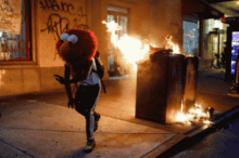 Elmo Fire GIF - Elmo Fire Riot GIFs