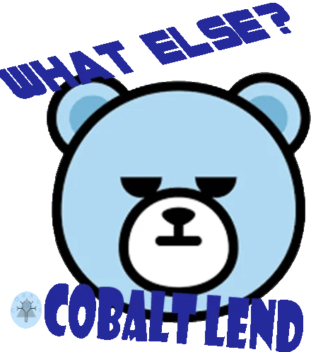 Cobaltlend Cute Bear Sticker
