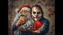 Joker Santa Claus GIF - Joker Santa Claus Santas Coming GIFs