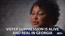 Voter Suppression Is Alive And Real In Georgia Voting GIF - Voter Suppression Is Alive And Real In Georgia Vote Voting GIFs