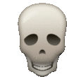 Skull Emoji Skull Sticker - Skull Emoji Skull Blm Stickers