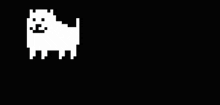 a black background with a pixelated sheep and the words ohh written in white