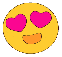 love smiley emoji in love love eyes