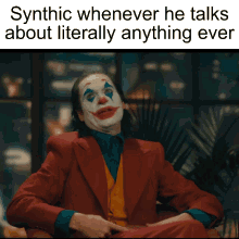 Joker Synthic Whenever He Talks About Literally Anything Ever GIF - Joker Synthic Whenever He Talks About Literally Anything Ever The Joker GIFs