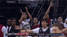 Spurs Fans Cheers GIF - Spurs Fans Cheers GIFs