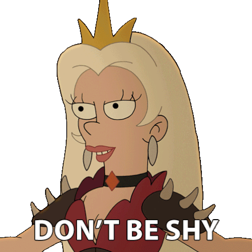 Don'T Be Shy Come On Queen Dagmar Sticker - Don'T Be Shy Come On Queen Dagmar Sharon Horgan Stickers