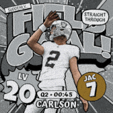 Jacksonville Jaguars (7) Vs. Las Vegas Raiders (20) Second Quarter GIF - Nfl National Football League Football League GIFs