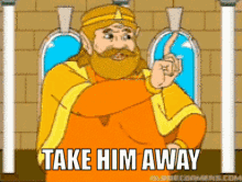 Take Him Away King Harkinian GIF - Take Him Away King Harkinian Zelda Cdi GIFs