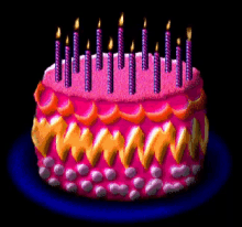 Birthday Cake Candles GIF - Birthday Cake Candles GIFs