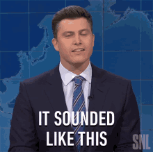 It Sounded Like This Saturday Night Live GIF - It Sounded Like This Saturday Night Live Weekend Update GIFs