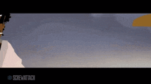 a cartoon of two men standing next to each other with screwattack written on the bottom