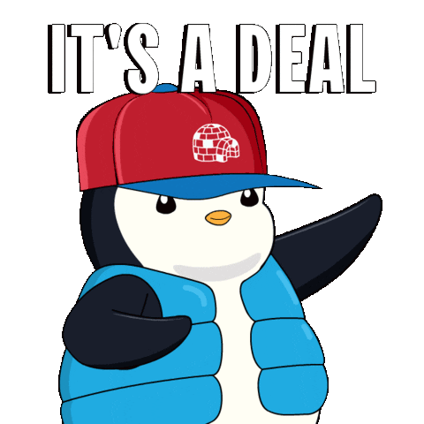 Penguin Agree Sticker - Penguin Agree Deal Stickers
