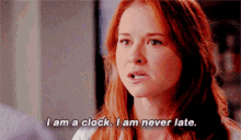 Greys Anatomy April Kepner GIF - Greys Anatomy April Kepner I Am A Clock GIFs