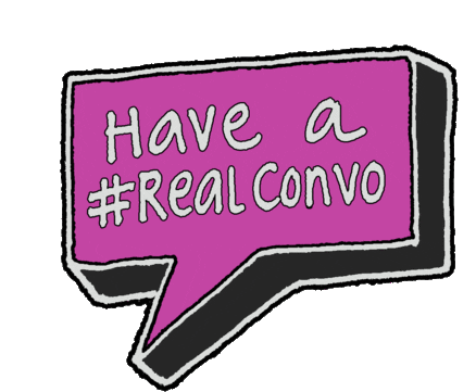 Real Convo Connect Sticker - Real Convo Connect Converse Stickers