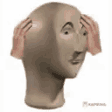 Meme Man Panik GIF - Meme Man Panik Moving Head GIFs