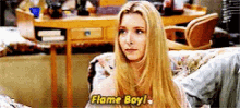 Phoebe Friends GIF - Phoebe Friends Flame Boy GIFs